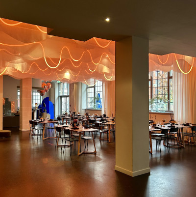 Blick in den großen Raums des GOOSE Eventspaces